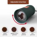 Manuelle Kaffeemühle Konische Gratmühle Tragbare Kaffeemühle Edelstahl Handkurbel Kaffeebohnenmühle für Espresso Geschenk